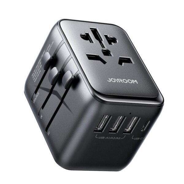 Joyroom JR-TCW01 17W Universal Travel Adapter-Black