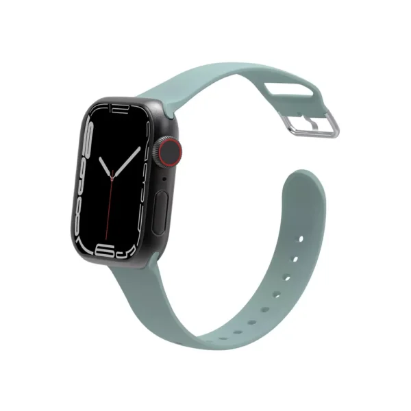 JCPAL FlexBand Premium Silicon Band for Apple Watch 42 / 44 / 45 / 46 / 49 mm – Greenish Blue – JCP6276