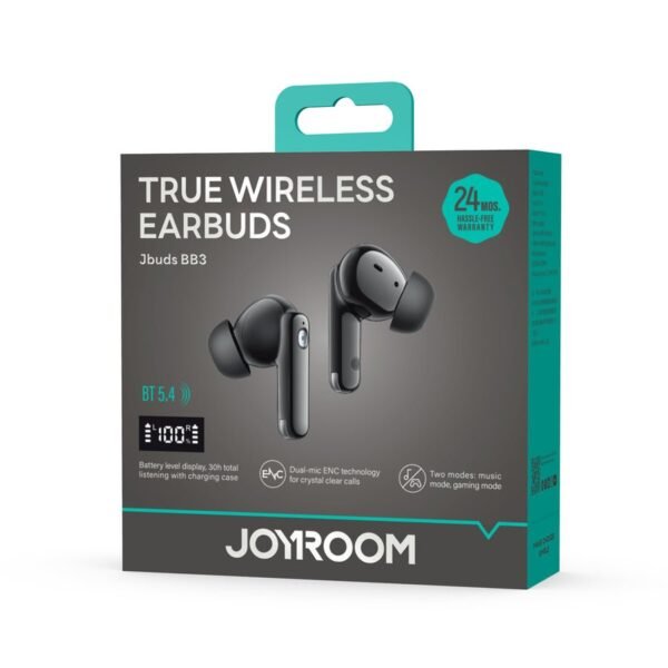 JOYROOM
JR-BB3 True Wireless Bluetooth Earphones Black