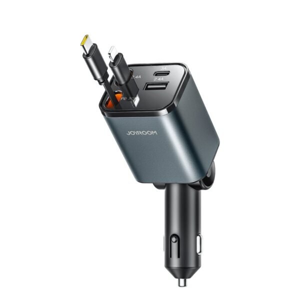 JOYROOM
JR-CCL05 30W 4-in-1 Retractable Cable Car Charger
