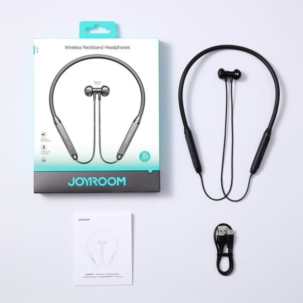 JOYROOM
JR-D8 Wireless Neckband Headphones-Black/blue