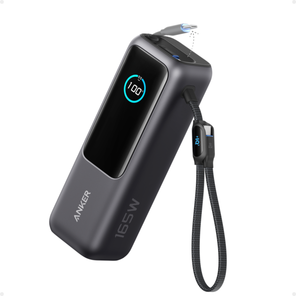 Anker Laptop Power Bank (25K, 165W, Built-In and Retractable